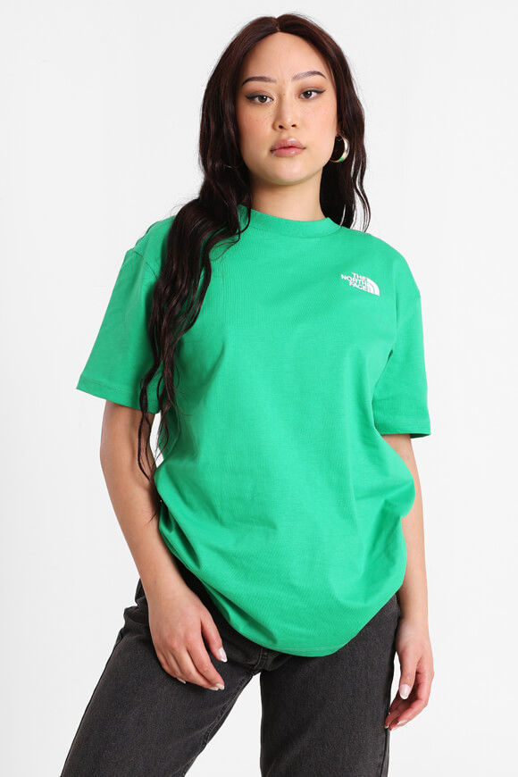 The North Face T-Shirt | Optic Emerald | Damen  | XS von The North Face