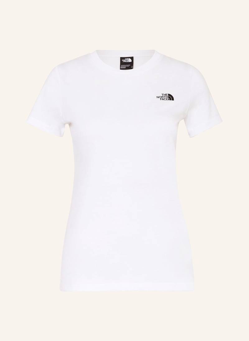 The North Face T-Shirt Simple Dome weiss von The North Face