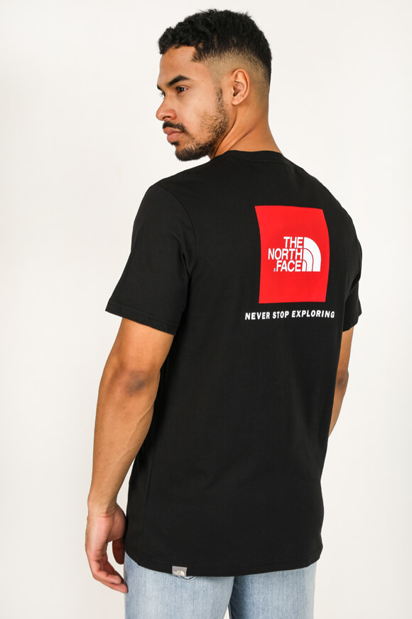 The North Face Redbox T-Shirt | Black | Herren  | L von The North Face