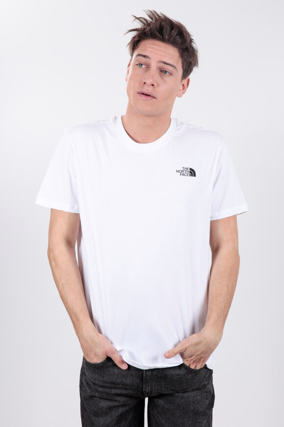 The North Face T-Shirt | White | Herren  | L von The North Face