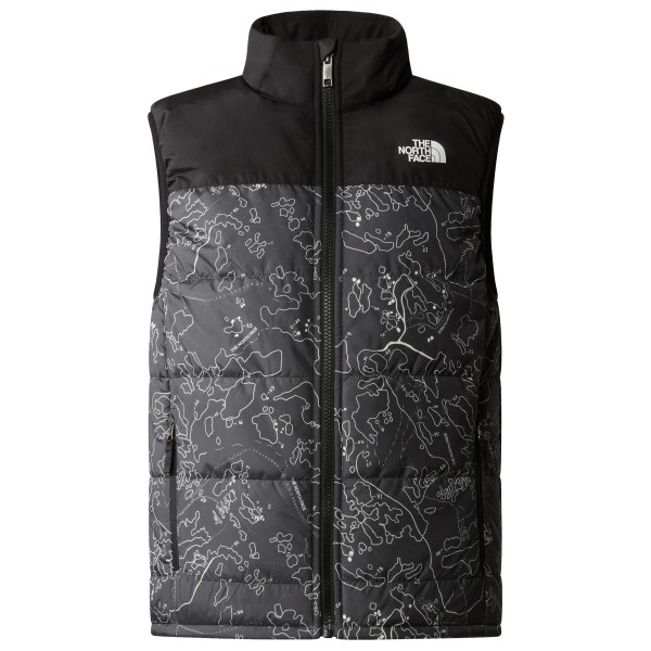 The North Face - Teen's Never Stop Synthetic Vest Print - Kunstfasergilet Gr M grau/schwarz von The North Face