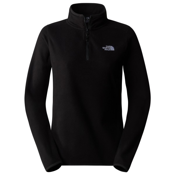 The North Face - Women's 100 Glacier 1/4 Zip - Fleecepullover Gr M schwarz von The North Face