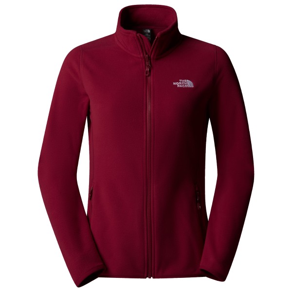 The North Face - Women's 100 Glacier Full Zip - Fleecejacke Gr XS rot von The North Face