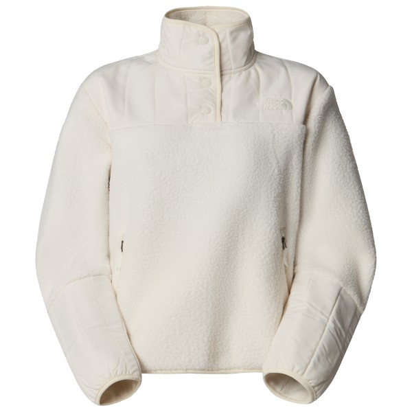 The North Face - Women's Cragmont Fleece 1/4 Snap - Fleecepullover Gr M beige/grau von The North Face