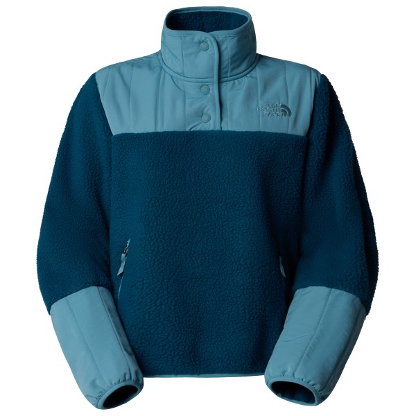 The North Face - Women's Cragmont Fleece 1/4 Snap - Fleecepullover Gr S blau von The North Face