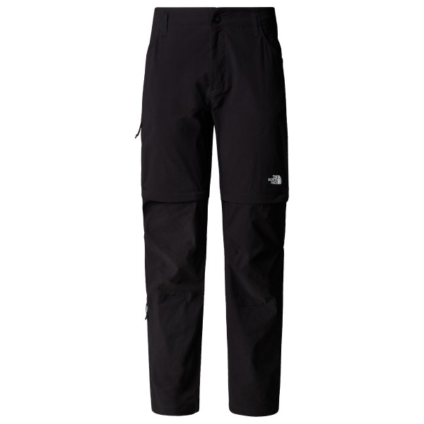 The North Face - Women's Exploration Conv Reg Straight Pant - Trekkinghose Gr 2 - Long schwarz von The North Face