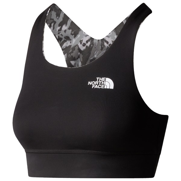 The North Face - Women's Flex Reversible Bra Print - Sport-BH Gr S schwarz von The North Face