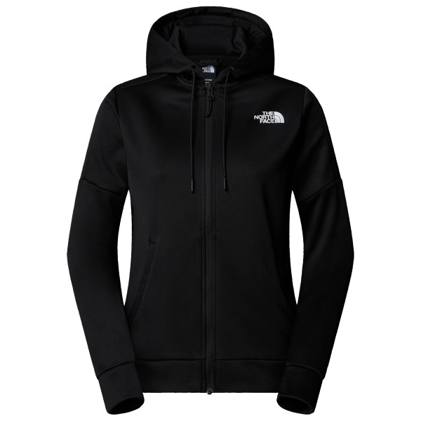 The North Face - Women's Reaxion Fleece Full Zip Hoodie - Fleecejacke Gr M;S;XS grau;schwarz von The North Face