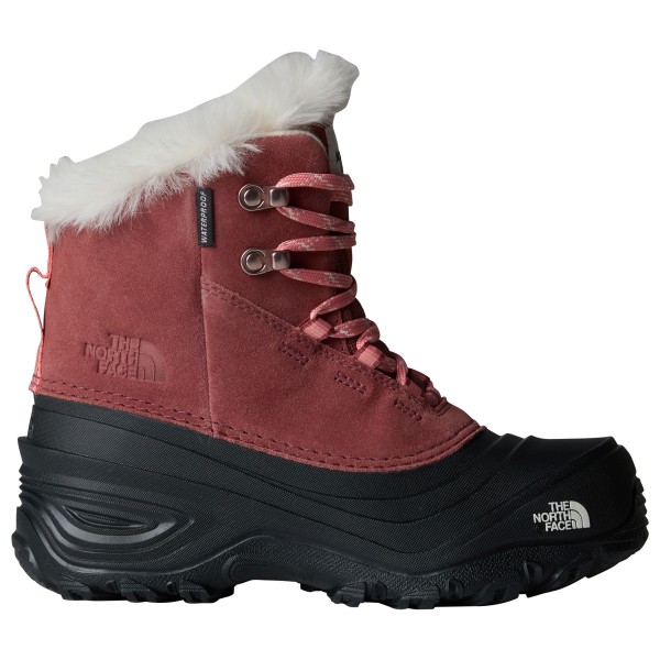 The North Face - Youth's Shellista V Lace WP - Winterschuhe Gr 1 schwarz/rot von The North Face