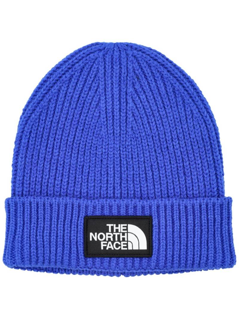 The North Face box-logo cuffed beanie - Blue von The North Face