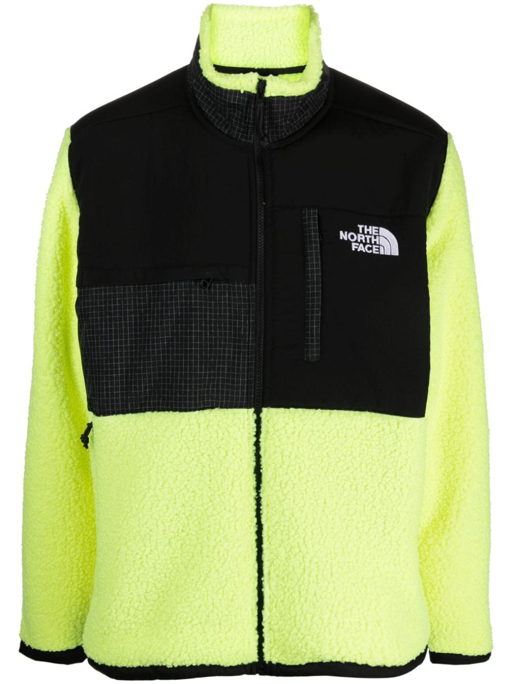 The North Face fleece-panelling zip-up jacket - Black von The North Face