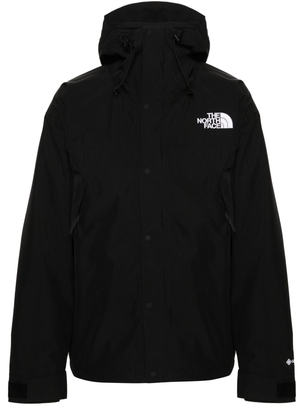 The North Face logo-embroidered hooded jacket - Black von The North Face