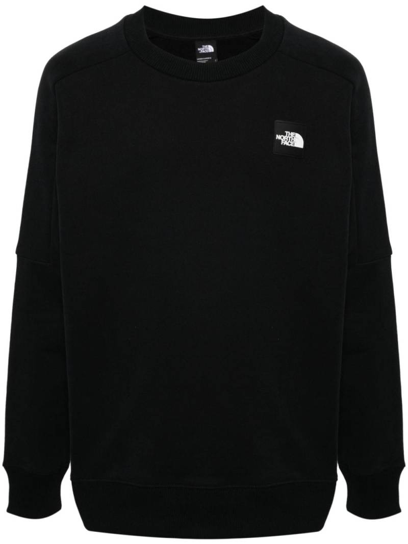 The North Face rubberised-logo cotton sweatshirt - Black von The North Face