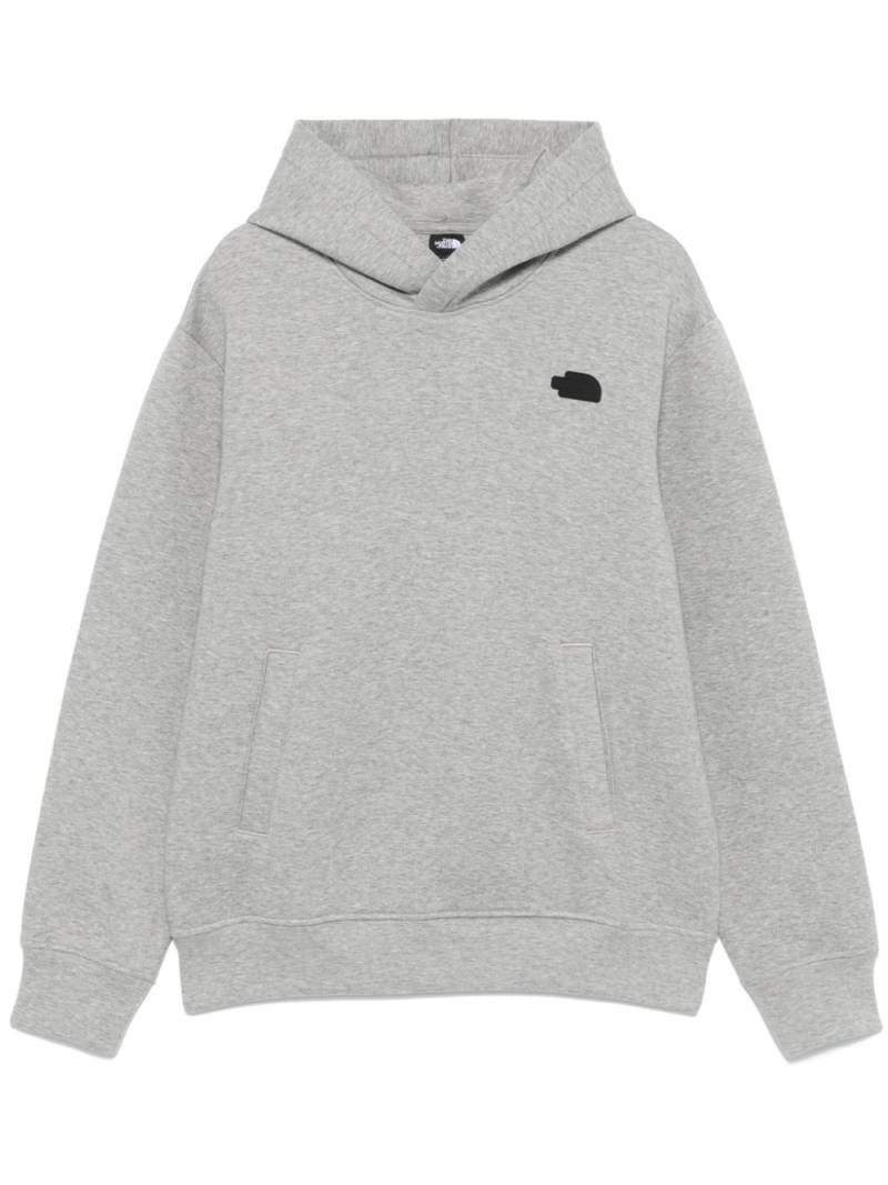 The North Face rubberised-logo hoodie - Grey von The North Face