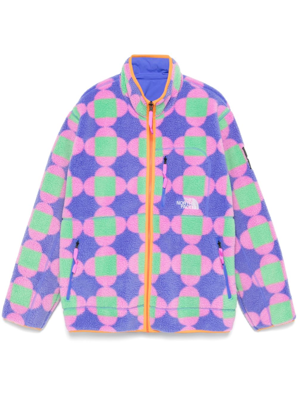 The North Face x Yinka Ilori reversible fleece jacket - Blue von The North Face