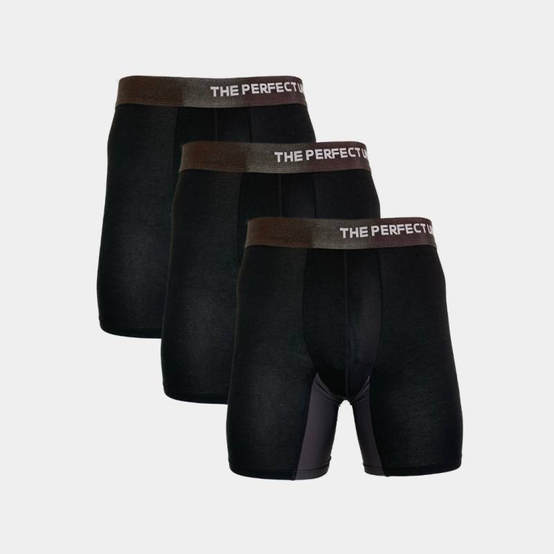 Bambus Boxer-shorts, schwarz (3 Stk. pro Pack), Größe 3XL von The Perfect Underwear