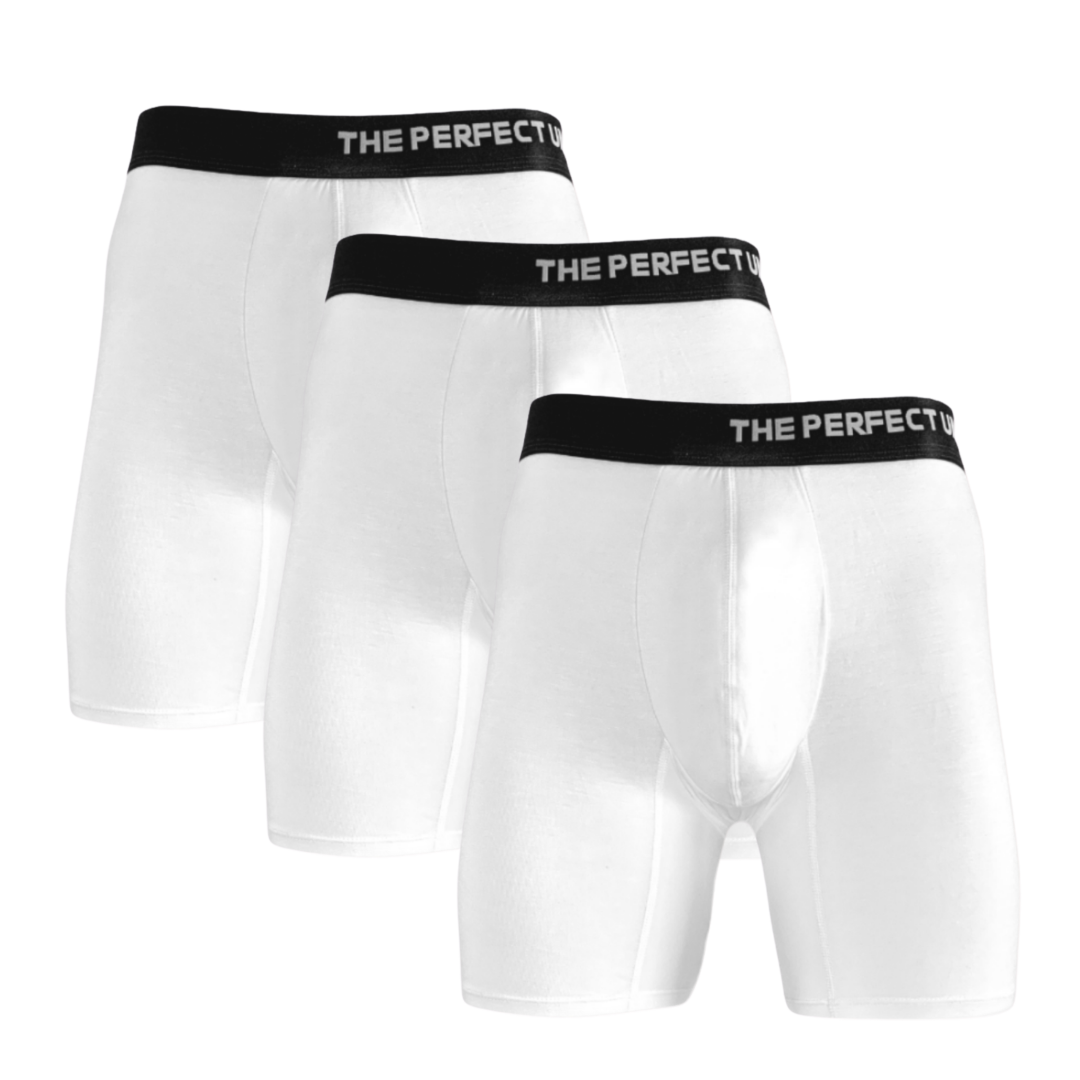 Bambus Boxer-shorts, weiss (3 Stk. pro Pack), Größe 2XL von The Perfect Underwear