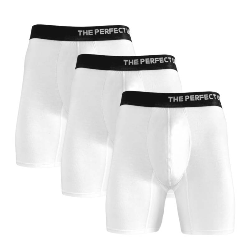 Bambus Boxer-shorts, weiss (3 Stk. pro Pack), Größe 2XL von The Perfect Underwear