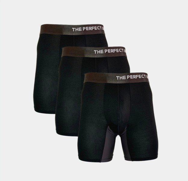 Bambus Boxer-shorts, Schwarz (3 Stk. Pro Pack), Größe Xl Herren Schwarz ONE SIZE von The Perfect Underwear