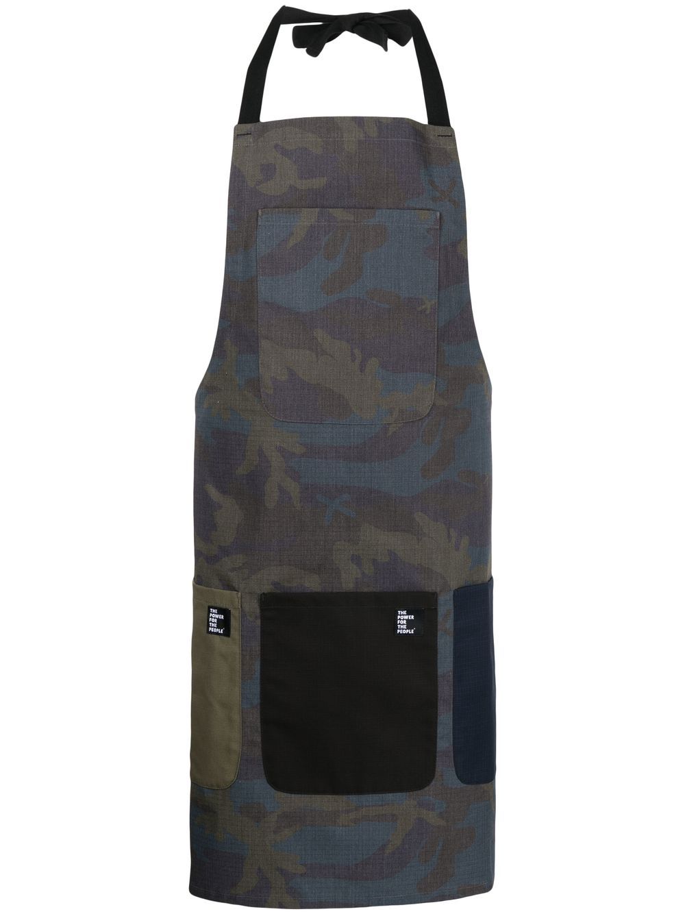 The Power For The People multiple-pocket detail apron - Multicolour von The Power For The People