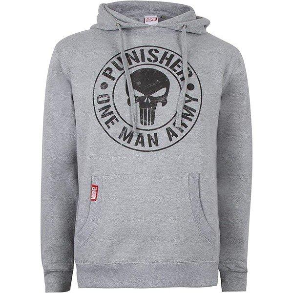 One Man Army Kapuzenpullover Herren Grau M von The Punisher