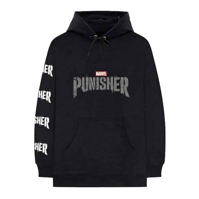 Stamp Hoodie Zum Überziehen Damen Schwarz L von The Punisher