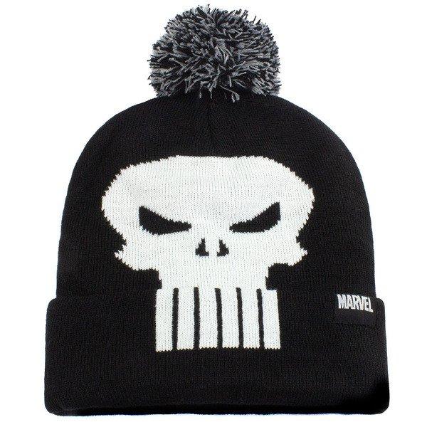 Totenkopf Mütze Damen Schwarz ONE SIZE von The Punisher