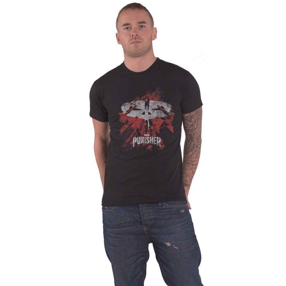 Tshirt Damen Schwarz L von The Punisher