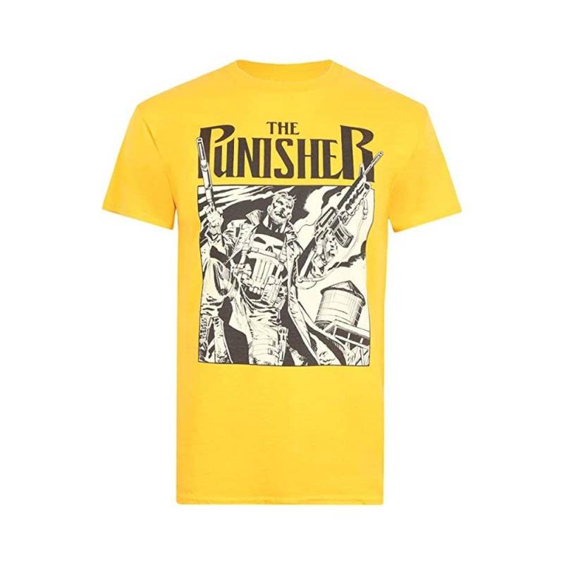 Tshirt Herren Gold M von The Punisher