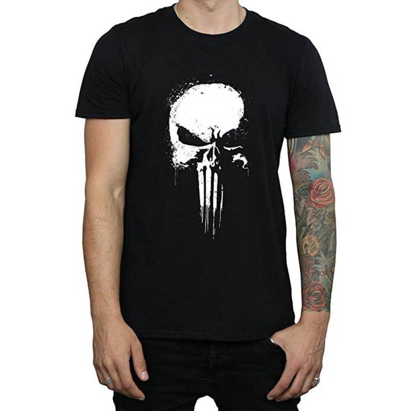 Tshirt Herren Schwarz 3XL von The Punisher