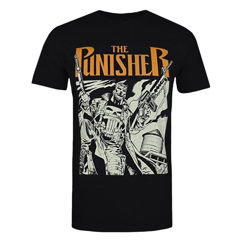 Tshirt Herren Schwarz S von The Punisher