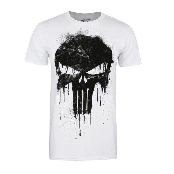 Tshirt Herren Weiss L von The Punisher