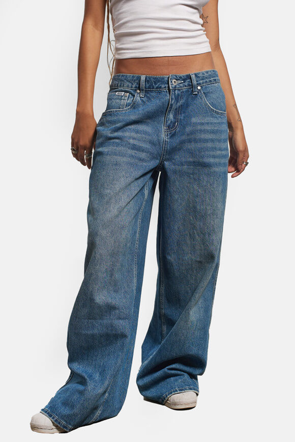 The Ragged Priest Baggy Jeans | Bleached Blue | Damen | 30 The Ragged Priest Baggy Jeans | Bleached Blue | Damen | 30 von The Ragged Priest