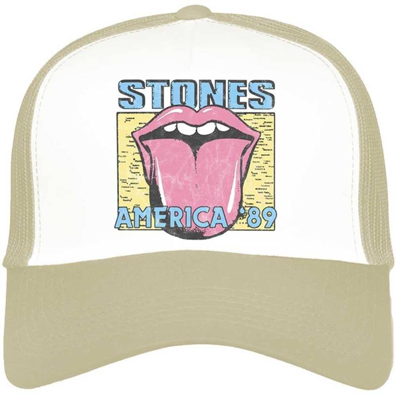 America '89 Tour Kappe Damen Sand ONE SIZE von The Rolling Stones