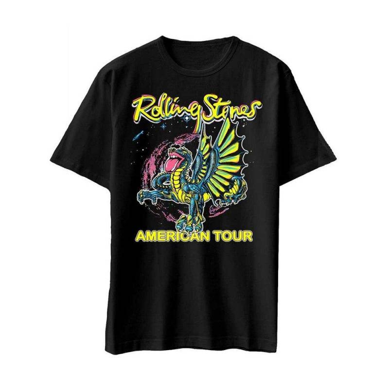 The Rolling Stones - American Tour TShirt, für Damen, Schwarz, Größe M von The Rolling Stones