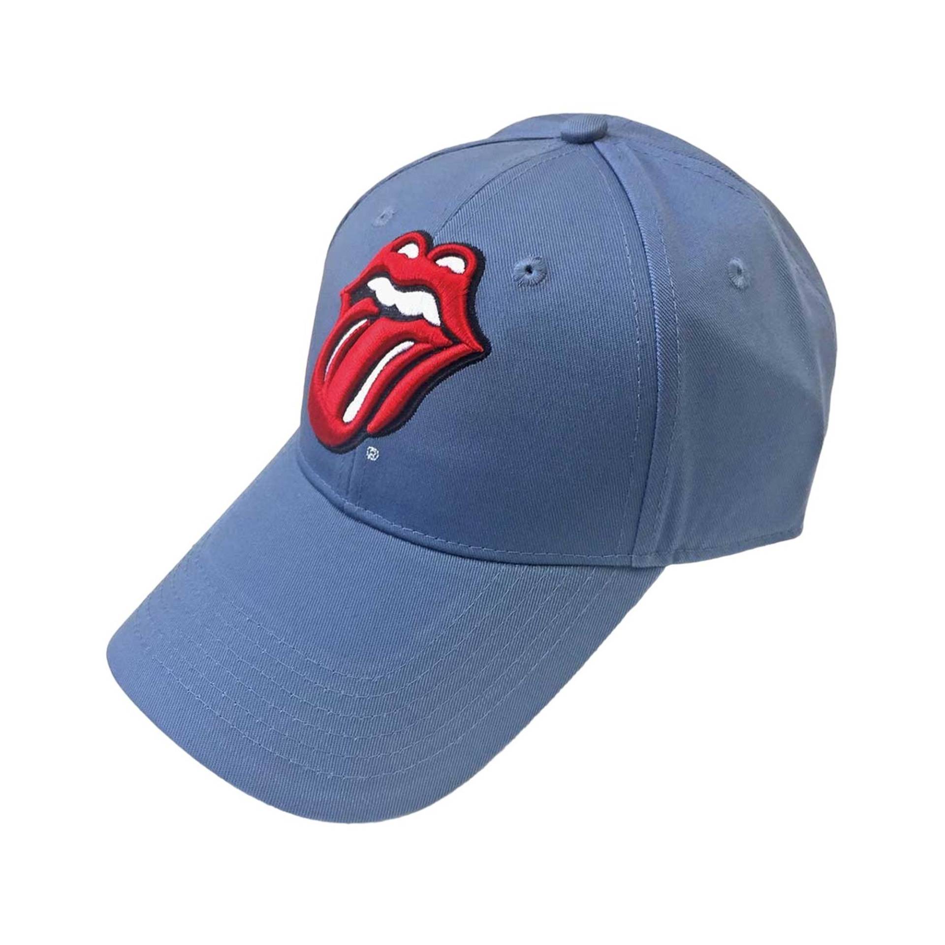 The Rolling Stones - BaseballMütze, für Damen, Blau Denim, One Size von The Rolling Stones