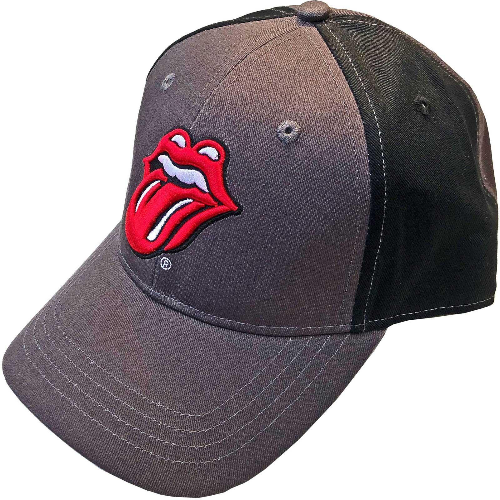 The Rolling Stones - Classic Tongue BaseballMütze, für Damen, Grau, One Size von The Rolling Stones