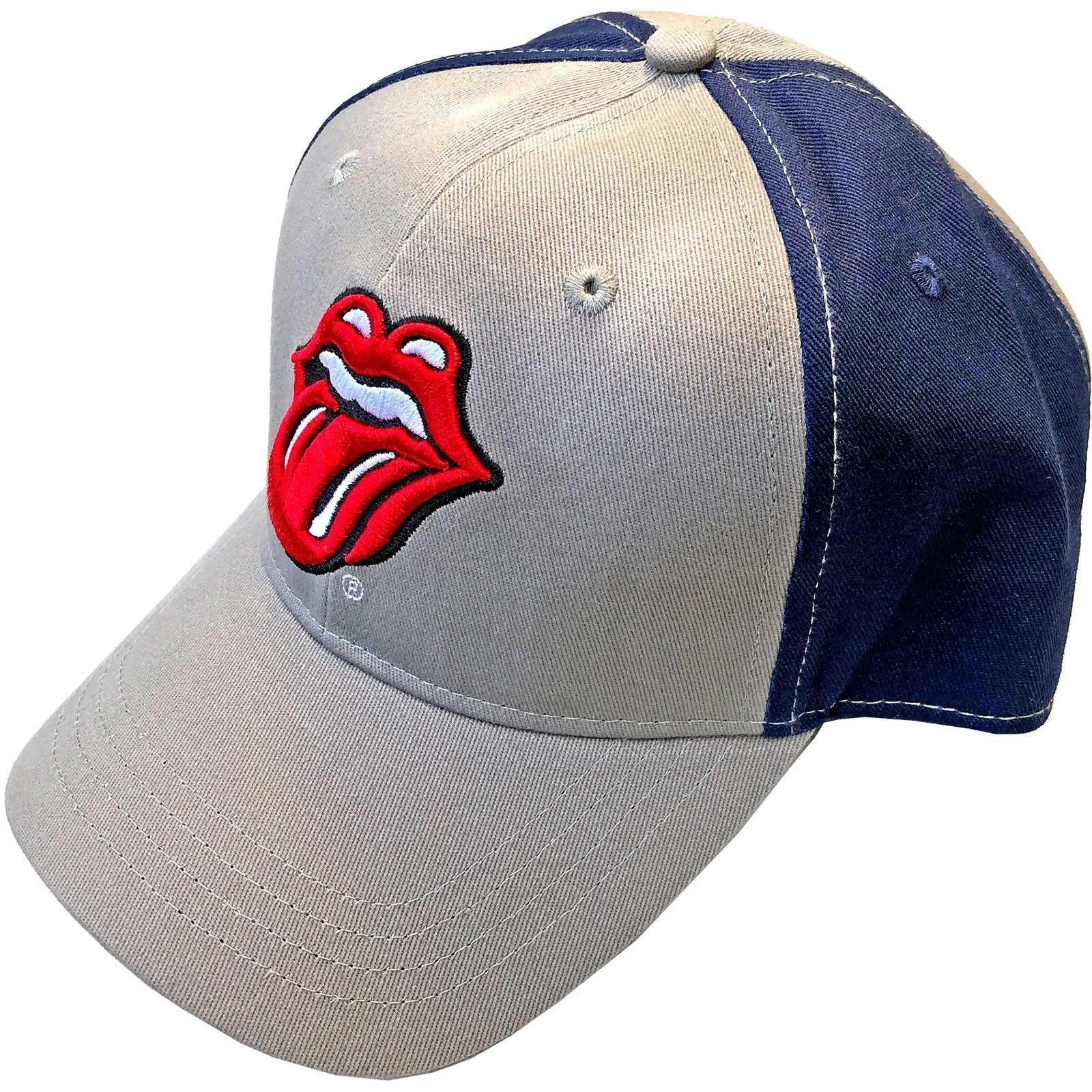 The Rolling Stones - Classic Tongue BaseballMütze, für Damen, Grau, One Size von The Rolling Stones