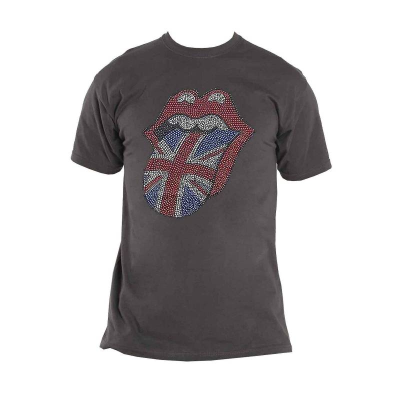 The Rolling Stones - Classic TShirt, für Damen, Grau, Größe L von The Rolling Stones