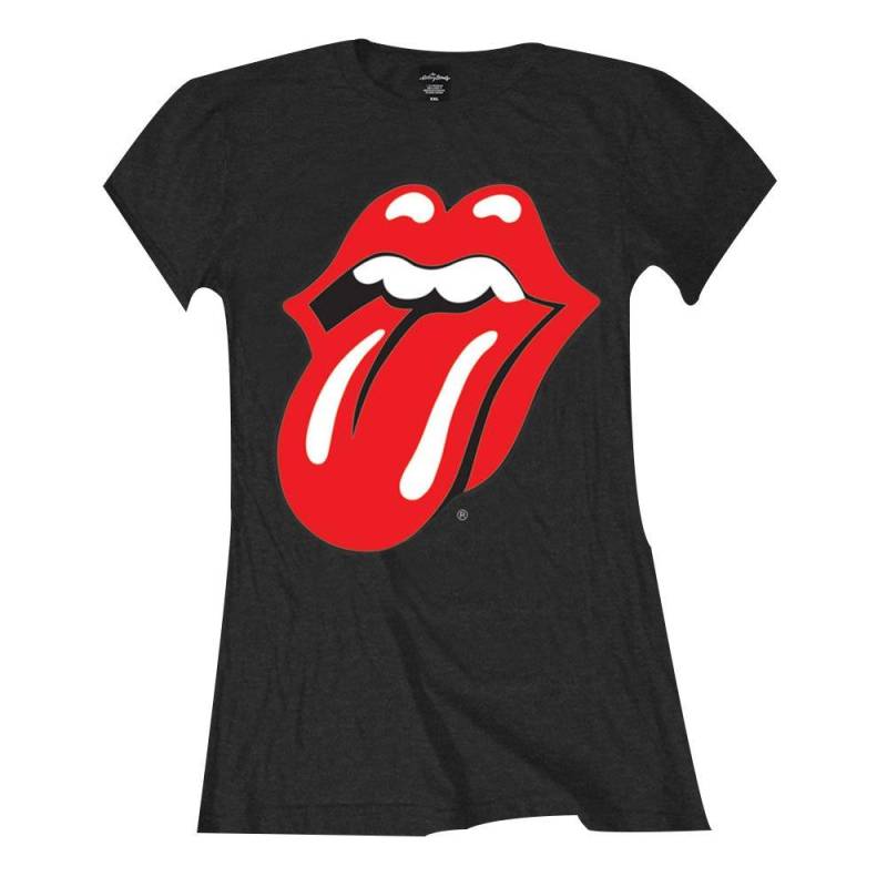 The Rolling Stones - Classic TShirt, für Damen, Schwarz, Größe L von The Rolling Stones