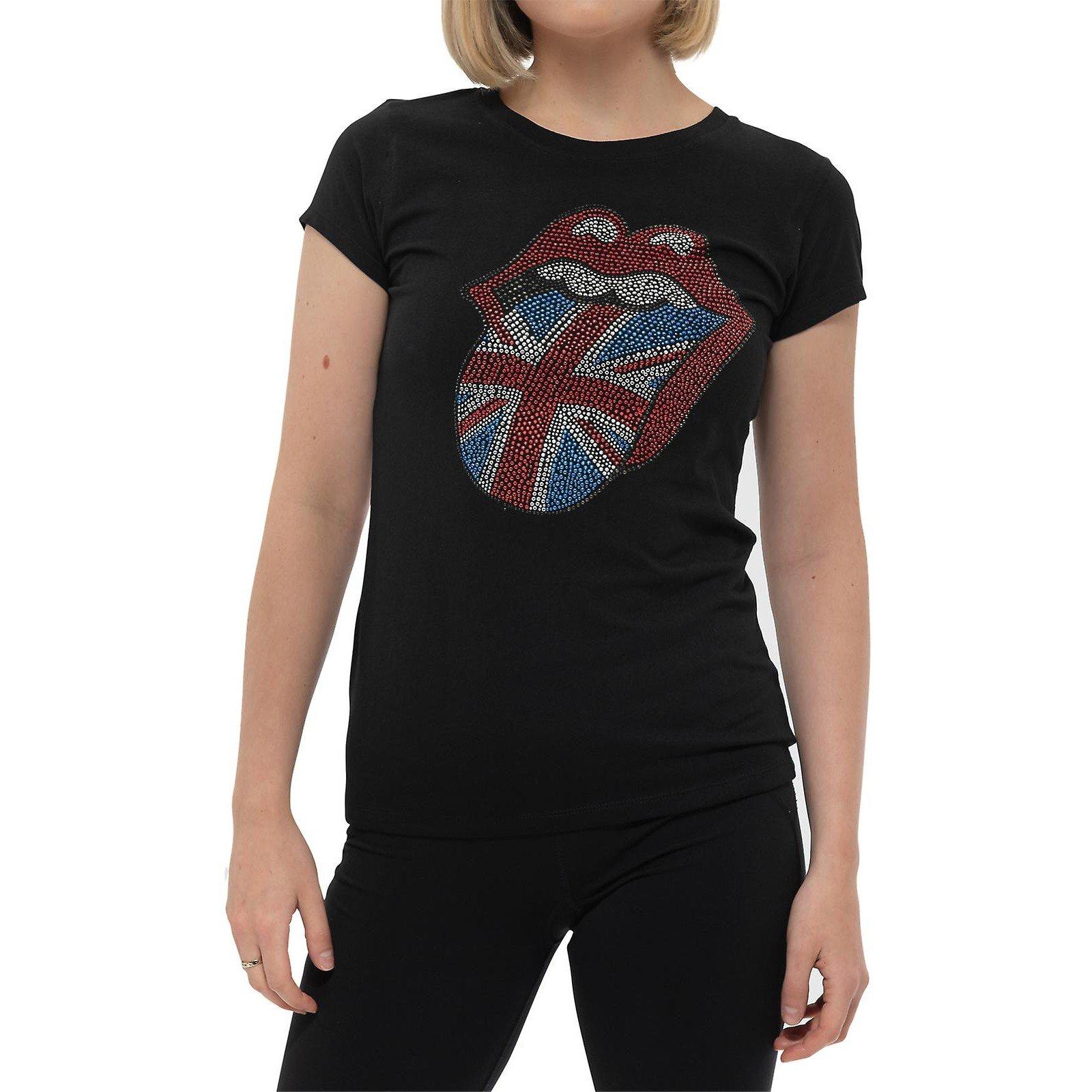 The Rolling Stones - Classic TShirt, für Damen, Schwarz, Größe M von The Rolling Stones