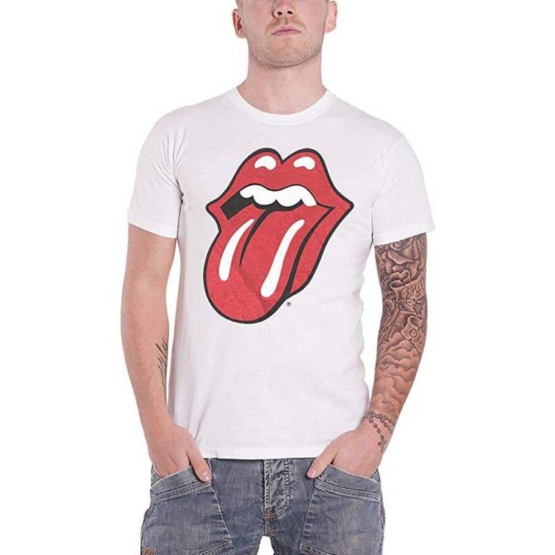 Classic Tshirt Mädchen Weiss 140 von The Rolling Stones