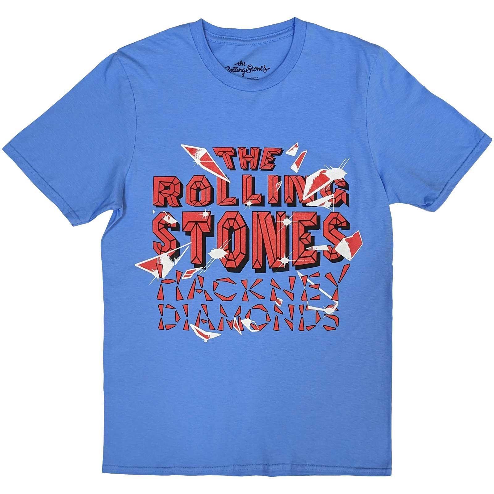 Hackney Diamonds Tshirt Damen Blau XXL von The Rolling Stones