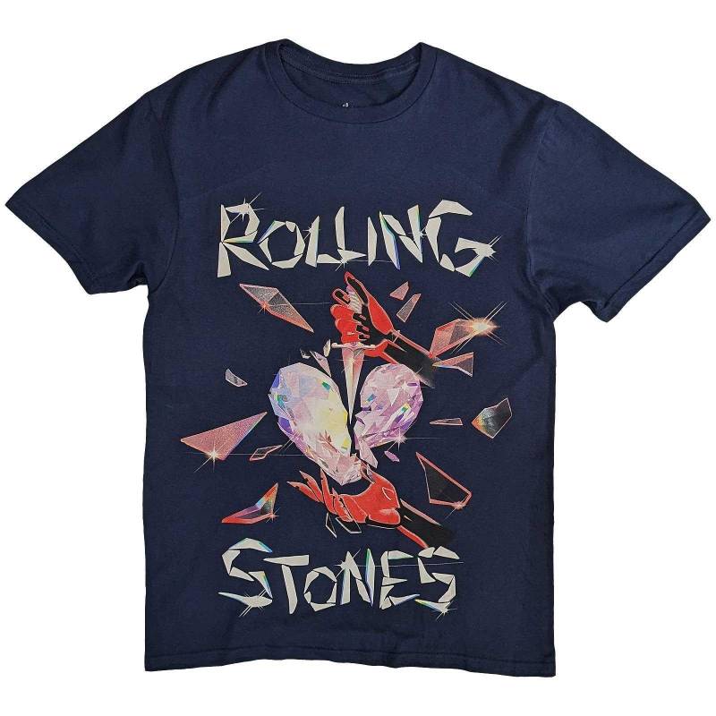 Hackney Diamonds Tshirt Herren Marine S von The Rolling Stones