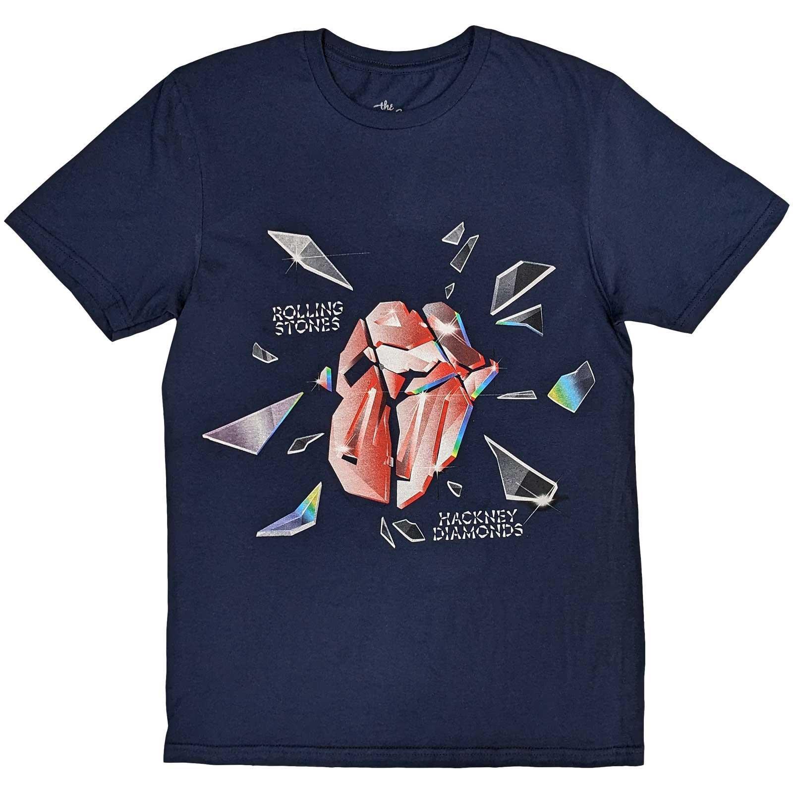 Hackney Diamonds Tshirt Herren Marine XXL von The Rolling Stones