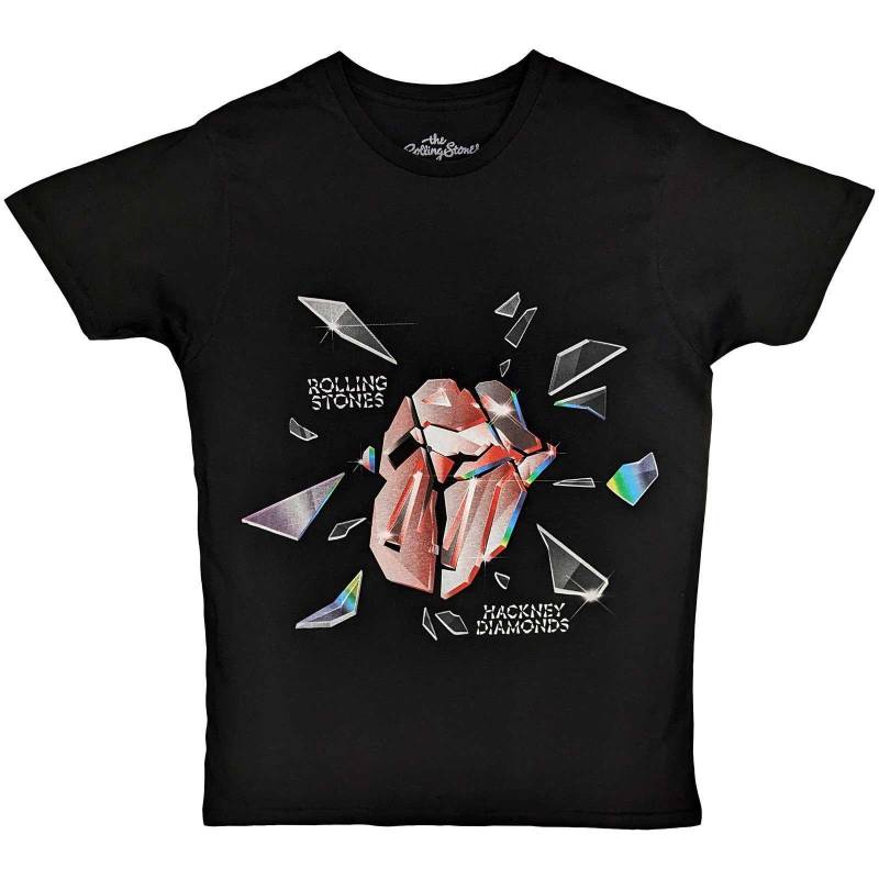 Hackney Diamonds Tshirt Herren Schwarz L von The Rolling Stones