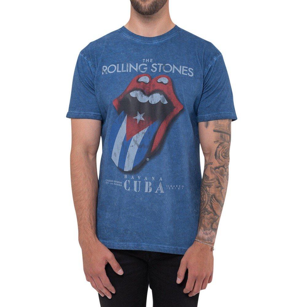 Havana Cuba Tshirt Damen Blau Denim L von The Rolling Stones