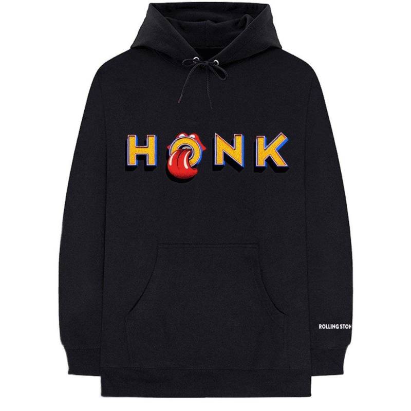 Honk Letters Hoodie Zum Überziehen Damen Schwarz L von The Rolling Stones