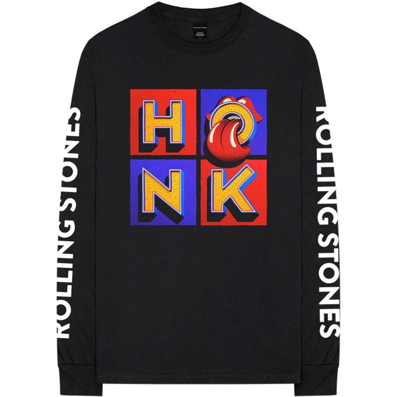 Honk Sweatshirt Damen Schwarz M von The Rolling Stones