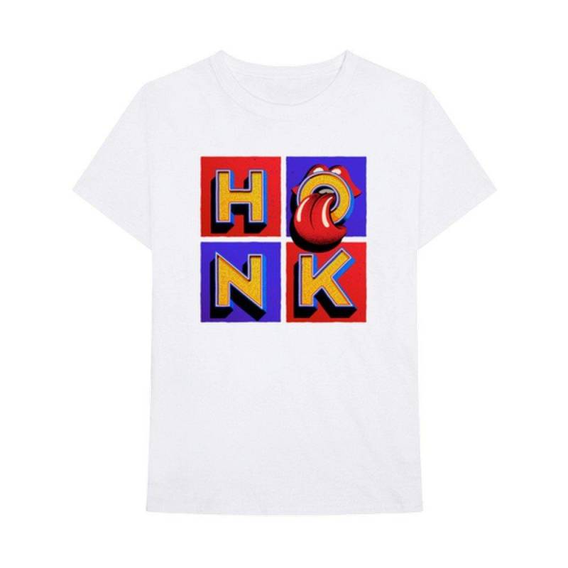 The Rolling Stones - Honk TShirt, für Damen, Weiss, Größe M von The Rolling Stones